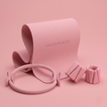 Pilates-Premium-Set – Matte, Kreis & Gewichtsmanschetten