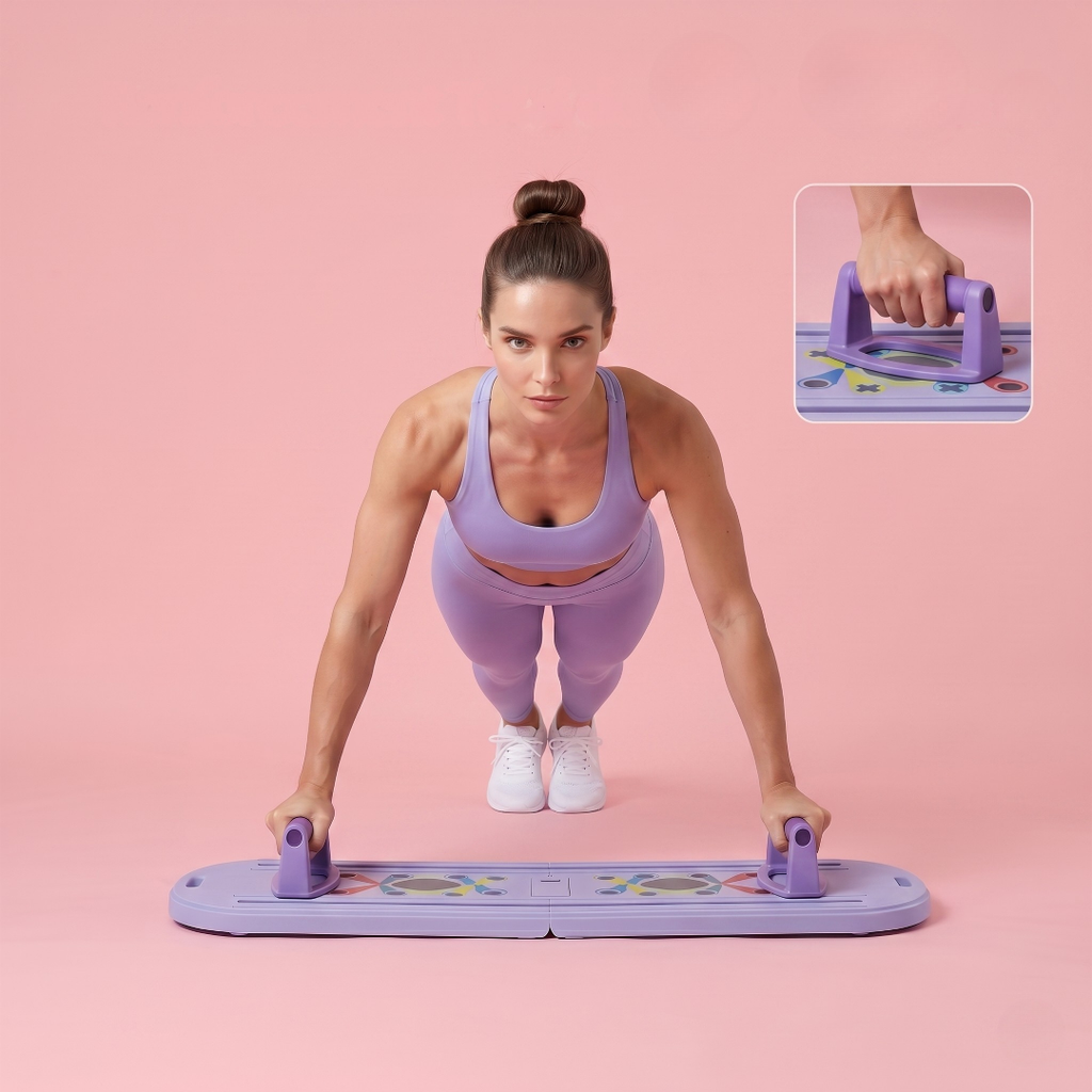 Tragbarer PRO-Pilates-Reformer – Stange + Board & Widerstand
