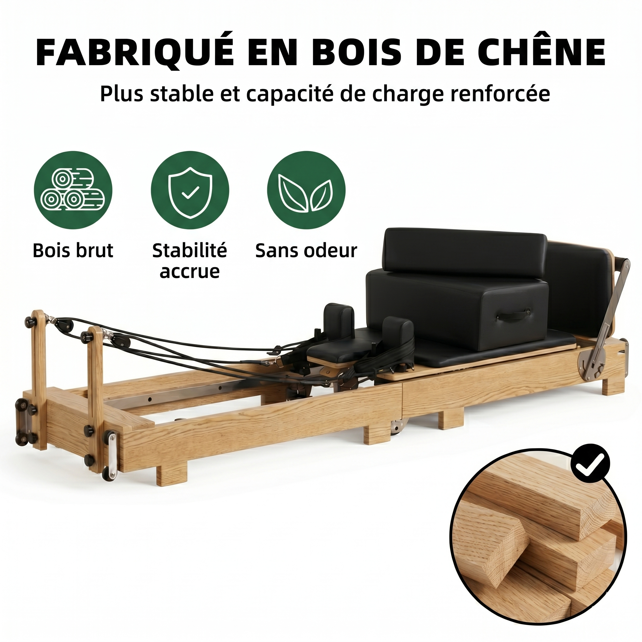 Kaleo Reformer Home – Eichenholz