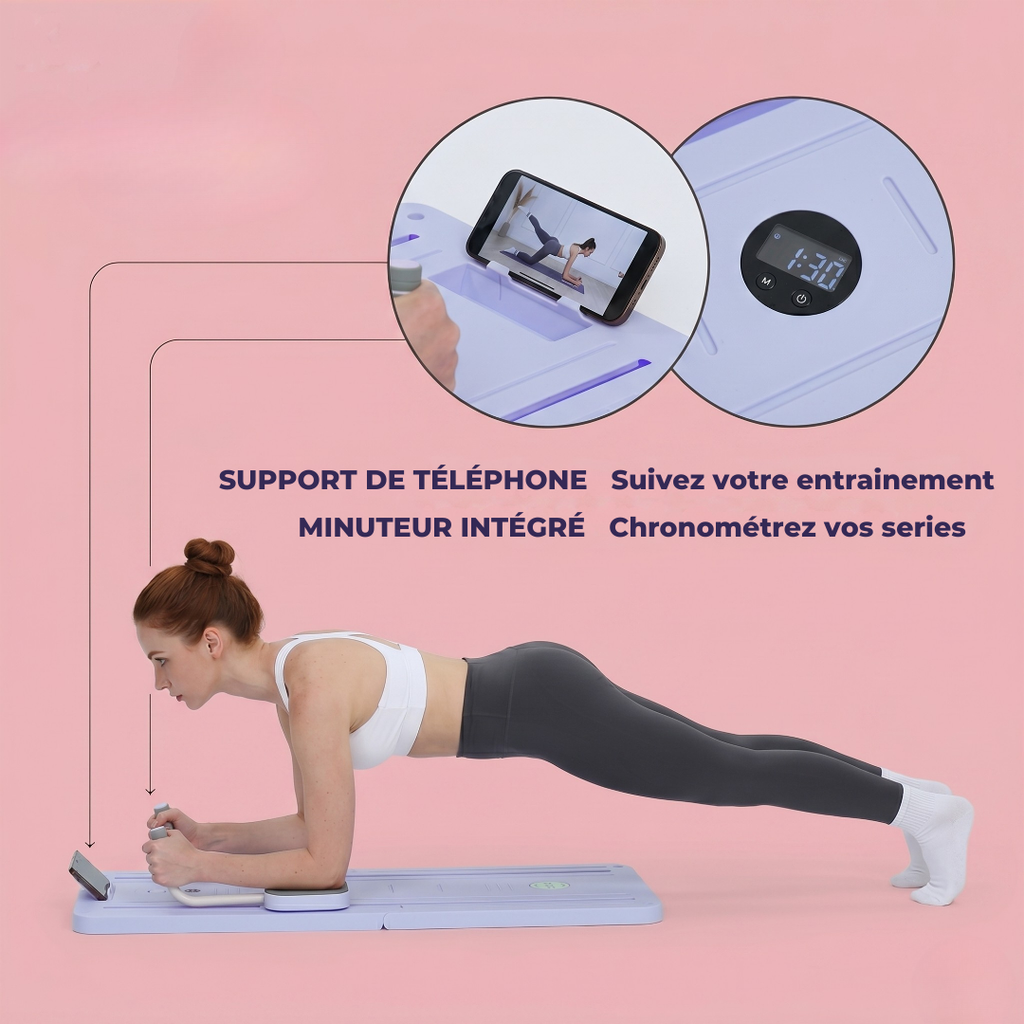 Tragbares Pilates-Board – Multifunktionsboard & Widerstand